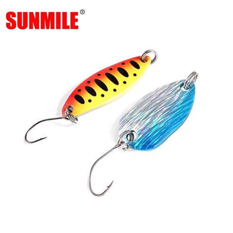 Sunmile Fishing Spoon Lure G G G Trout Lures Spinning Metal