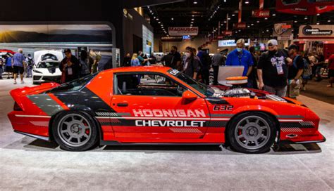 Hoonigan Camaro Flaunts 1000 Horsepower Crate Engine At Sema