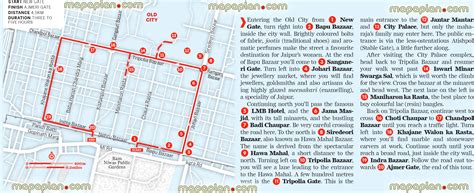 Jaipur top tourist attractions map - Jaipur Old Pink City street ...