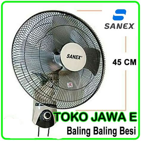 Jual KIPAS ANGIN SANEX DINDING 16 Inch KIPAS ANGIN DINDING SANEX 18