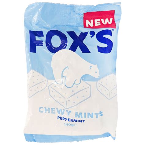 Foxs Chewy Mints Peppermint 140g Blightys British Store