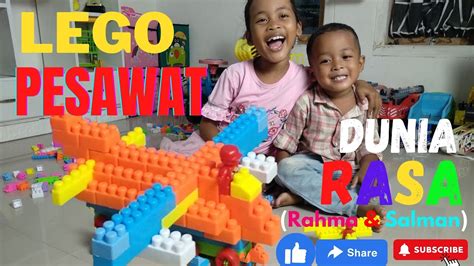 Dunia RaSa Membuat Pesawat Dari Lego YouTube