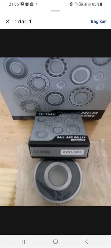 Ball Bearing 6201 2RS Detmk Lazada Indonesia