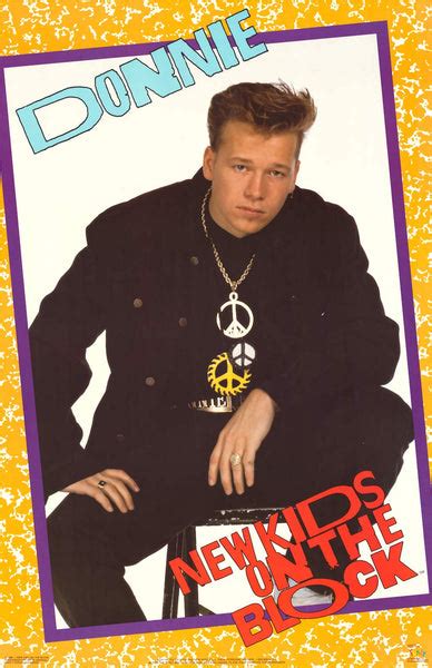 New Kids on the Block Donnie Wahlberg 1989 Poster 22x34 – BananaRoad