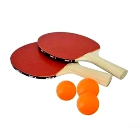 Kit Ping Pong Tenis Mesa 2 Raquetes E 3 Bolinhas Shopee Brasil