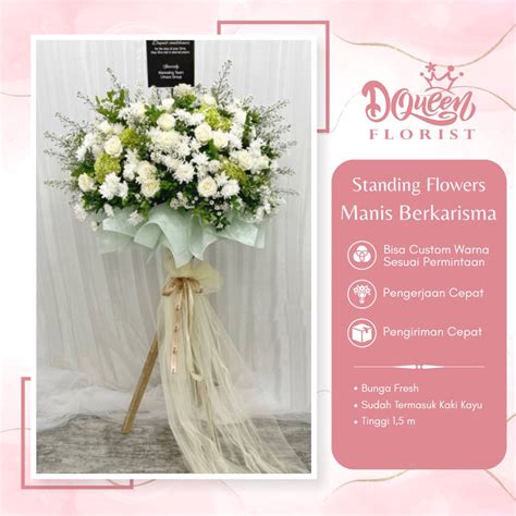 Jual Standing Flowers Manis Berkarisma Stending Flower Bucket Buket