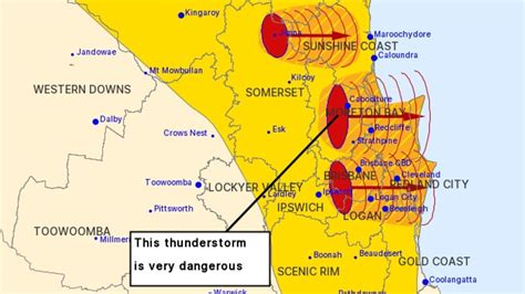 Australian Weather Giant Hail Storms Hit Queensland Cold Front In Victoria Au