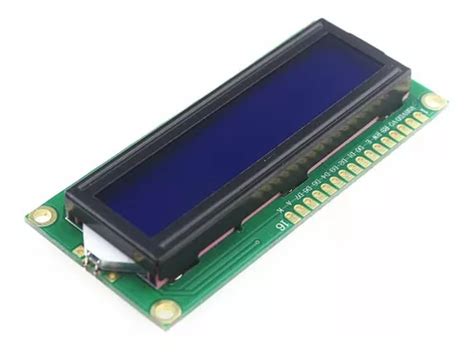 Display Lcd 16x2 1602 Con I2c Azul 1602 Hd44780 Arduino