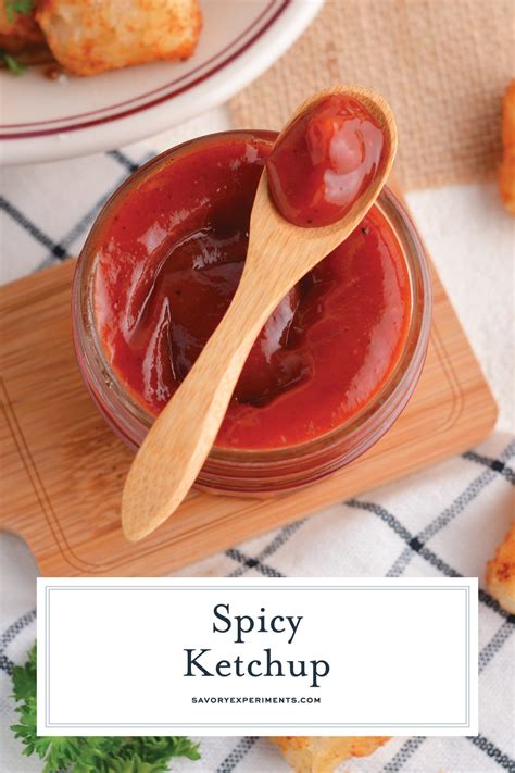 Spicy Ketchup Hot Ketchup Recipe With Just 3 Ingredients