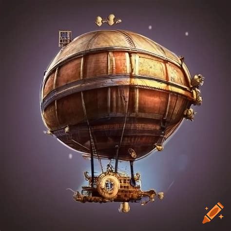 Steampunk Airship Design On Craiyon