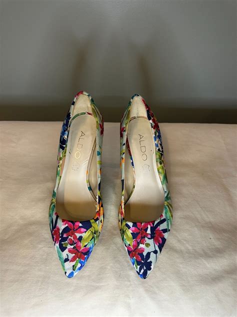 Aldo Floral Print Stiletto Heel Ladies Pump Gem