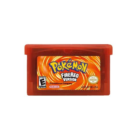 Pokemon Fire Red Cartridge Gba