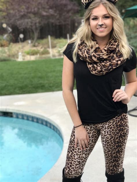 Homemade Leopard Costume