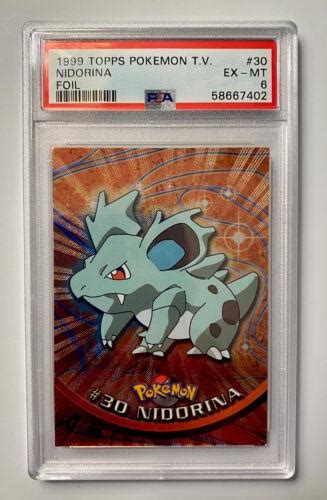 Nidorina Foil 30 Prices Pokemon 1999 Topps TV Pokemon Cards