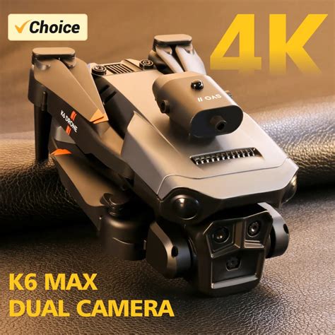 KOHR Dron K6 Max RC Cuadric Ptero Profesional 4K Con Tres C Maras