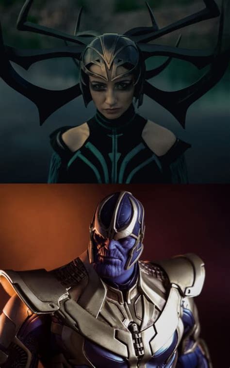 Hela Vs Thanos With And Without Gauntlet Fandomfevers