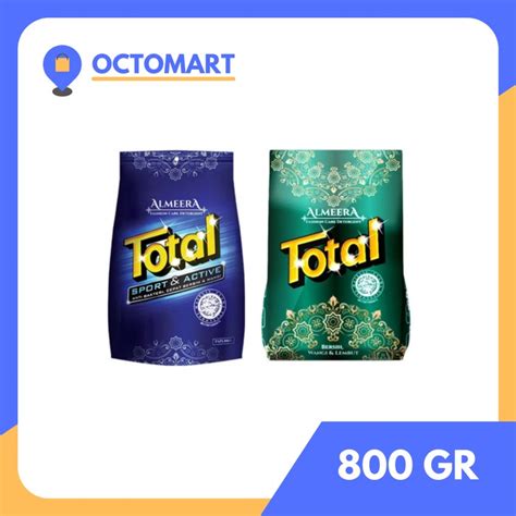 Jual Total Detergent Almeera Deterjen Bubuk G Gr Gr