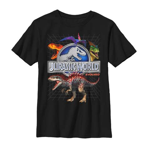 Jurassic World Jurassic World Boys Rainbow Dinosaurs T Shirt