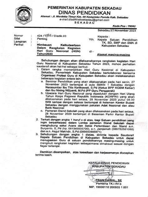 Surat Himbauan Hgn Pdf