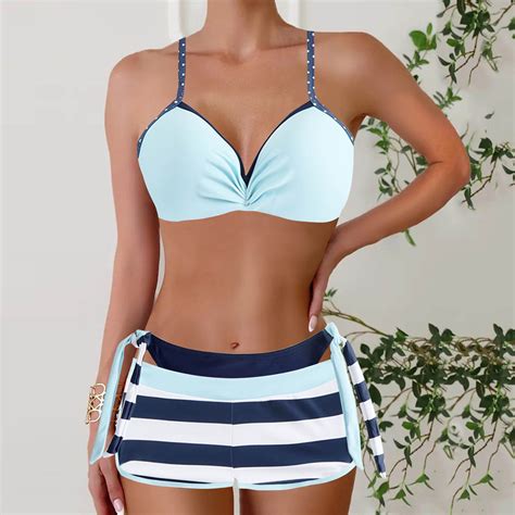 Runfenguu Swimsuits Bikini Plus Size Womens Swimsuitswomen S Printing Swimsuit Swimming Trunks