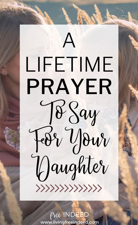 Seven Powerful Prayers For Your Daughter With Free Printables Artofit