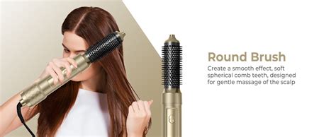 Amazon 6 In 1 Multifunctional Hair Styling Tool Detachable Blow Dryer Brush Ionic Hot