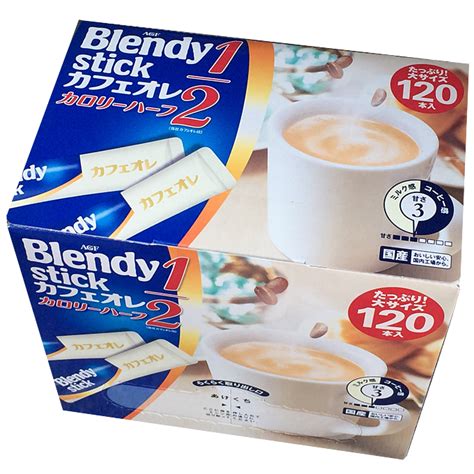 Agf ブレンディ スティック カフェオレ カロリーハーフ 120本入