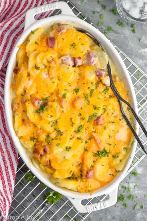 Scalloped Potatoes And Ham Simple Joy