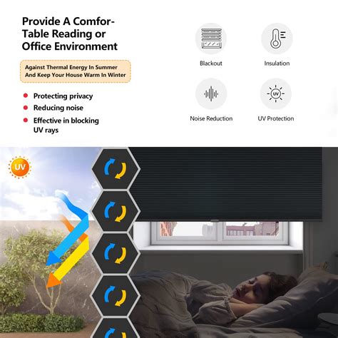Snapklik.com : Cordless Cellular Shades, Blackout Privacy Honeycomb
