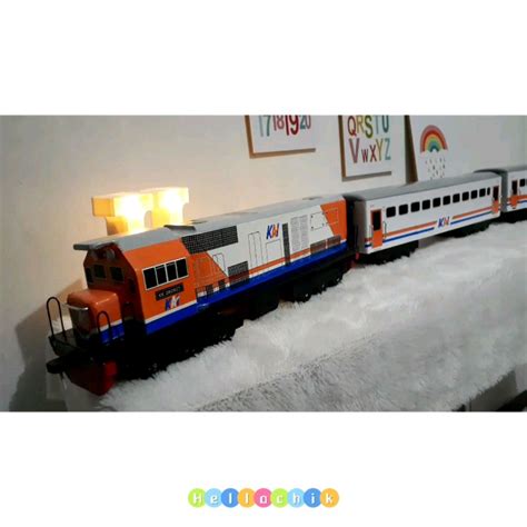 Miniatur Lokomotif Kereta Api Indonesia Cc Orange Lokomotif