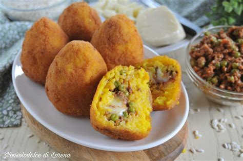 Arancini Di Riso Con Rag E Piselli Ricetta Tipica Siciliana