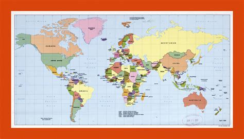 Map Of The World Venus Jeannine