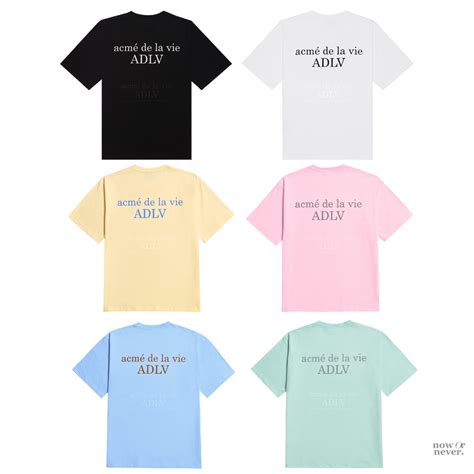 [pre Order] Adlv Basic Short Sleeve T Shirt 2 Line Shopping