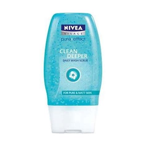 Nivea Visage Clean Deeper Daily Wash Scrub 150 Ml Temizleme Ve Peeling Jeli