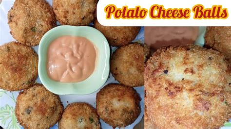 Crispy Potato Cheese Balls Recipe Crispy Cheese Potato Snacks By