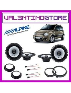 Kit Casse Altoparlanti Alpine Fiat Panda Serie Anteriori E