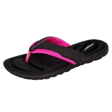 Athletic Works Womens Wide Width Memory Foam Thong Sandal Best Shower