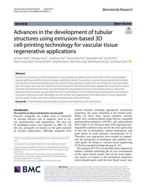 PDF Advances In The Development Of Tubular Structures Using Extrusion