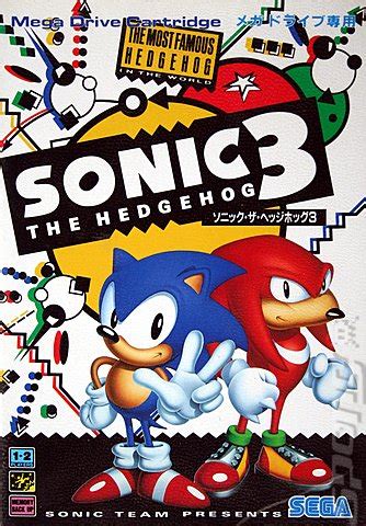 Covers & Box Art: Sonic The Hedgehog 3 - Sega Megadrive (1 of 2)