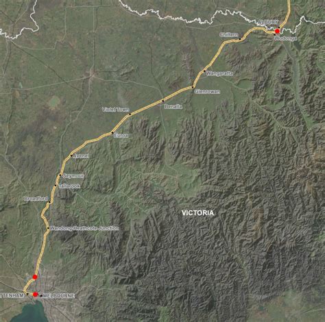 Inland Rail Project Map