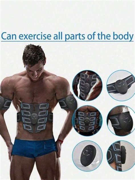 Adhesivo De Masaje Abdominal Entrenador Muscular Estimulador Muscular