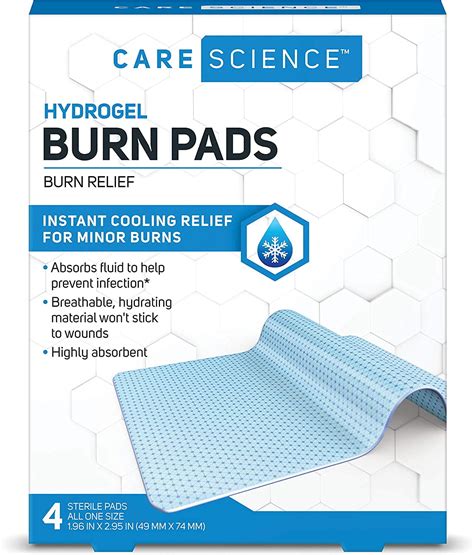 Hydrogel Sterile Burn Dressing Bandage Pads For Burn Relief Ct