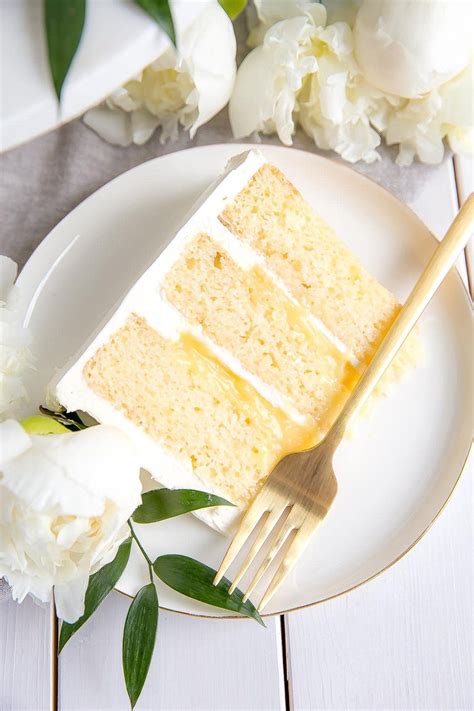 Slice Of Lemon Elderflower Cake Copycat Royal Wedding Cake