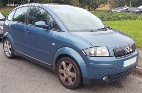 2000 Audi A2 Typ 8z 14i 16v 75 Ch Fiche Technique Consommation