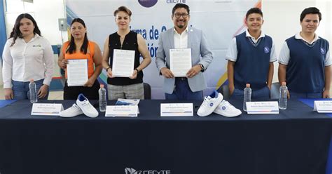 Impulsa CECyTEG al sector calzado con modelo de Educación Dual