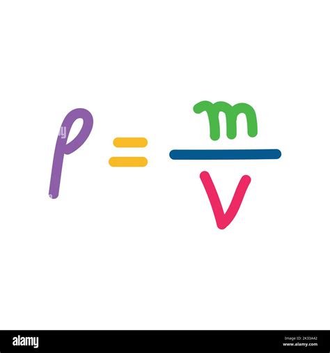 the density formula in chemistry Stock Vector Image & Art - Alamy