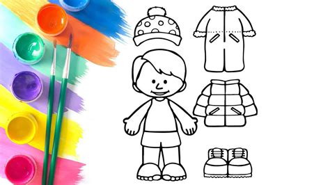 How to draw clothes for kids/ як намалювати одяг для дітей - YouTube