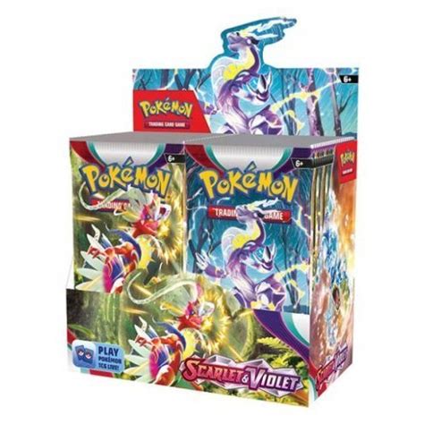 Pokemon Box Scarlatto E Violetto Display Buste Scarlet And Violet