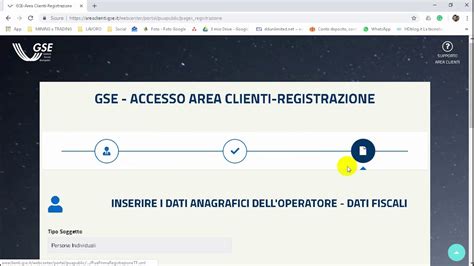 Come Fare La Prima Registrazione Sul Portale Gse Tutorial