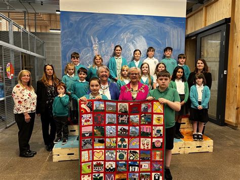 Schools create stunning patchworks inspired by the Wrexham Tailor’s Quilt - Wrexham Council News